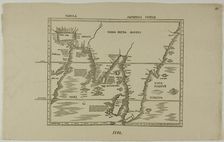 Tabula Moderna Indiae, 1513, reprinted 1889. Creator: Unknown