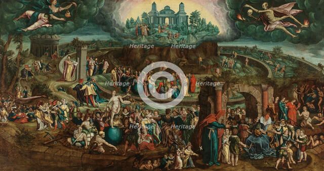 Tabula Cebetis (The Table of Cebes). Creator: Goltzius, Hendrick (1558-1617).