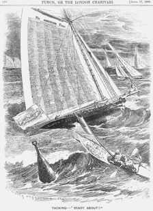 Tacking-Ready About! 1880. Artist: Joseph Swain