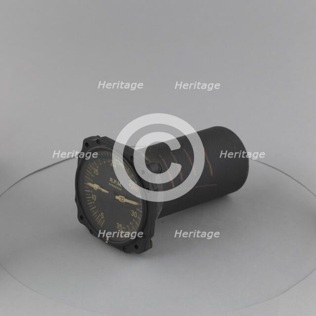 Tachometer, Autosyn, Dual, E-10. Creators: Bendix Aviation, Pioneer Instrument Company.