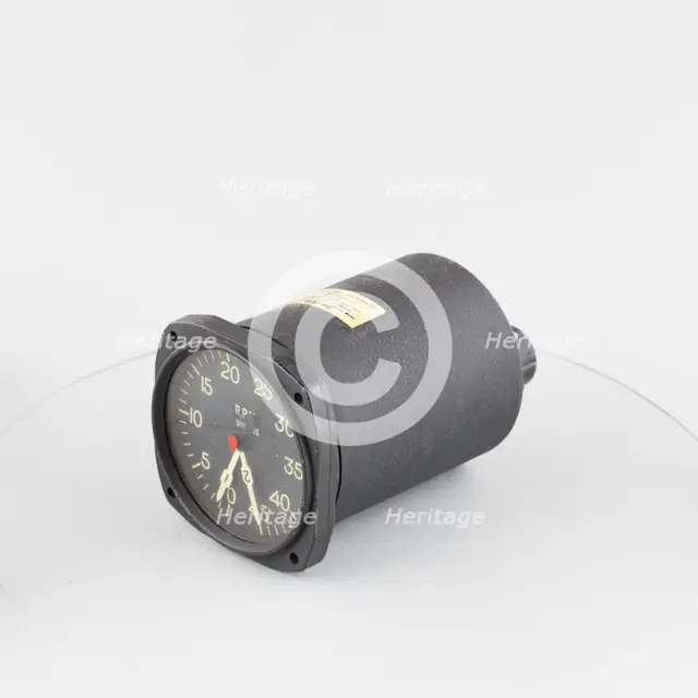Tachometer, from B-29. Creator: Chicago Flexible Shaft Co.