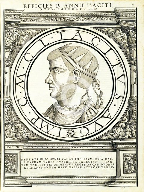 Tacitus (200 -276 AD), 1559.