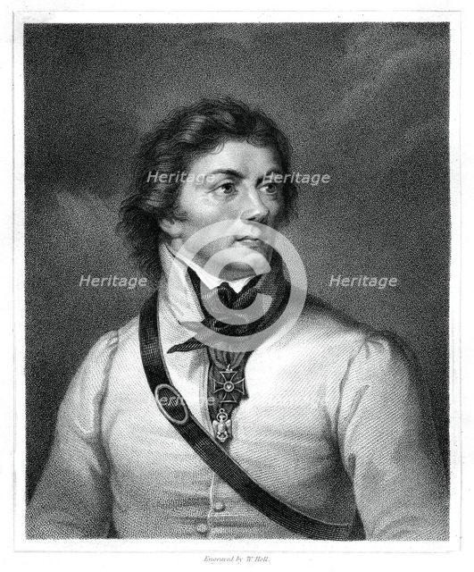 Tadeusz Kosciuszko, Polish and Lithuanian national hero, general and leader, (1833). Artist: W Holl