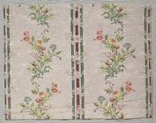 Taffeta, Brocaded, c. 1790. Creator: Unknown