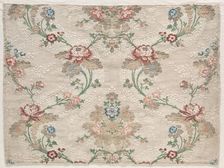 Taffeta Fragment, c. 1730. Creator: Unknown