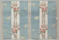 Taffeta Fragment, late 1700s. Creator: Unknown