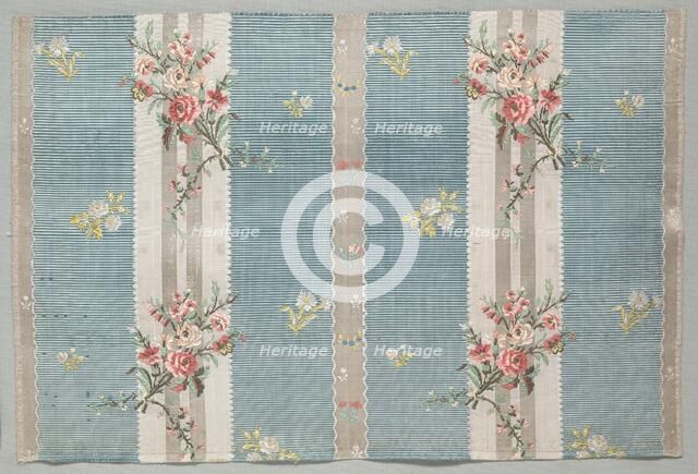 Taffeta Fragment, late 1700s. Creator: Unknown.