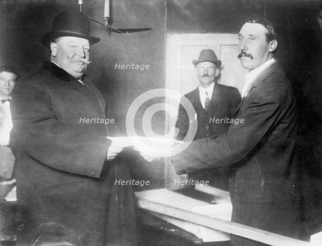 Taft voting 1912. Creator: Bain News Service.