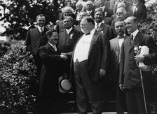 Taft and Notification Comm. at Wh. House, 1912. Creator: Bain News Service