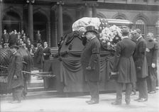 Taft at Gaynor funeral, 1913. Creator: Bain News Service