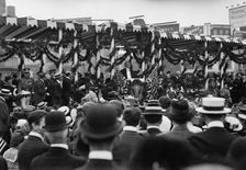 Taft at Maine Monument dedication, 1913. Creator: Bain News Service