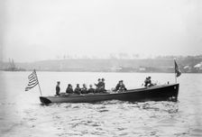 Taft at Naval Review 10/14/12, 1912. Creator: Bain News Service