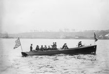 Taft at Naval Review 10/14/12, 1912. Creator: Bain News Service