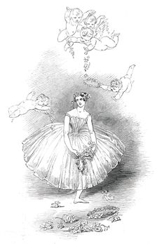 Taglioni's Farewell - by Kenny Meadows, 1845. Creators: Unknown, Joseph Kenny Meadows