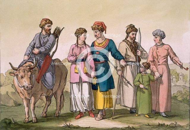 Taguri Tatars of the Crimea, c1820s-30s. Creator: D.K. Bonatti (fl. 1720-80).
