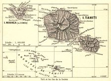 'Tahiti et les iles de la Societe; Les Terres Du Pacifique 1914. Creator: Unknown