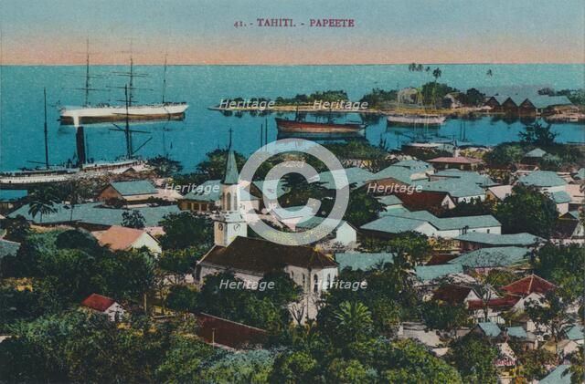 'Tahiti. Papeete', c1920. Artist: Unknown.