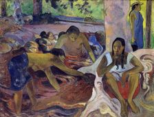 Tahitian fisherwomen, 1891. Creator: Gauguin, Paul Eugéne Henri (1848-1903)
