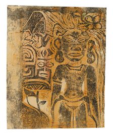Tahitian Idol—the Goddess Hina, 1894/95. Creator: Paul Gauguin