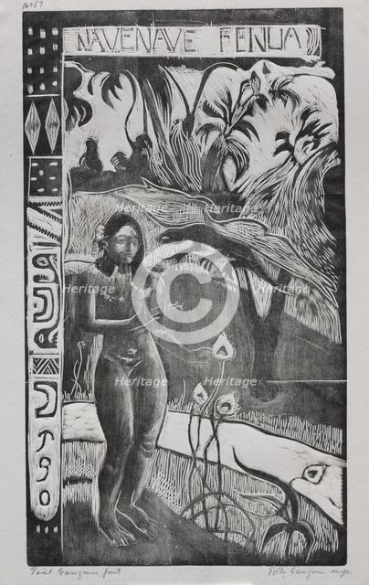 Tahitian Series: Land of Delights. Creator: Paul Gauguin (French, 1848-1903).
