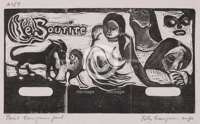 Tahitian Series: The Smile. Creator: Paul Gauguin (French, 1848-1903).
