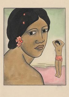 Tahitian Woman, 1920-1930. Creator: Mikulas Galanda