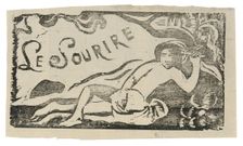 Tahitian Woman, headpiece for Le sourire, 1899/1900. Creator: Paul Gauguin