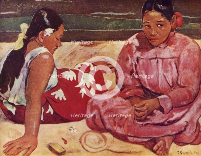 'Tahitian Women', 1936. Artist: Paul Gauguin.
