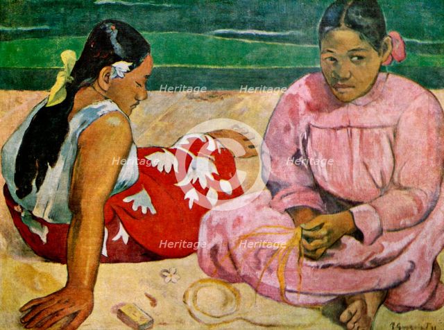 'Tahitian Women on the Beach', 1891 (1939).Artist: Paul Gauguin