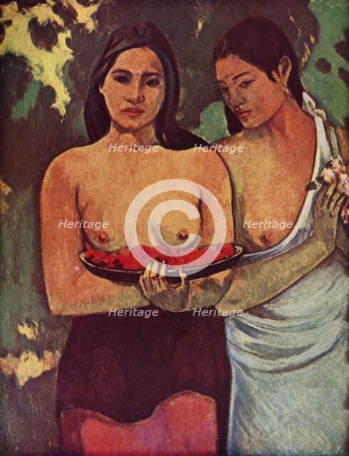 'Tahitiennes Au Mango', 1936. Artist: Paul Gauguin.
