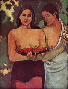 Tahitiennes Au Mango 1936. Artist: Paul Gauguin