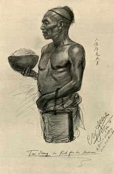 Tai Sang - cook on the Knivsberg 1898. Creator: Christian Wilhelm Allers