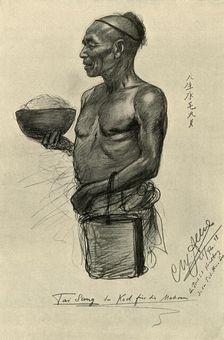 Tai Sang - cook on the Knivsberg 1898. Creator: Christian Wilhelm Allers