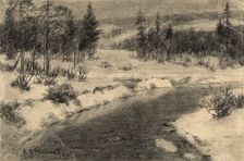 Taiga in the Krasnoyarsk Region, 1904. Creator: Boris Vasilievich Smirnov