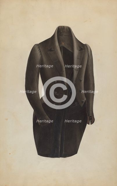 Tail Coat, 1935/1942. Creator: Henry De Wolfe.