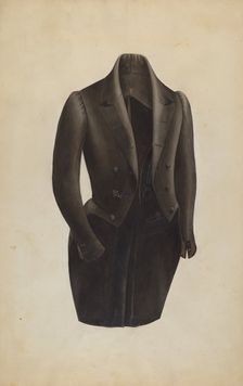 Tail Coat, 1935/1942. Creator: Henry De Wolfe