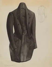 Tail Coat, c. 1937. Creator: Creighton Kay-Scott