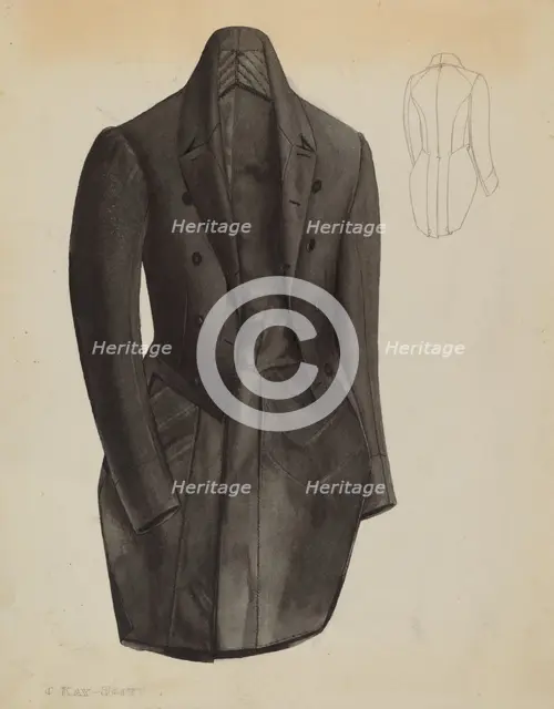 Tail Coat, c. 1937. Creator: Creighton Kay-Scott.