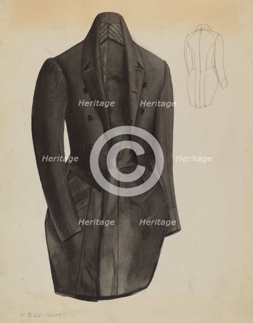 Tail Coat, c. 1937. Creator: Creighton Kay-Scott.