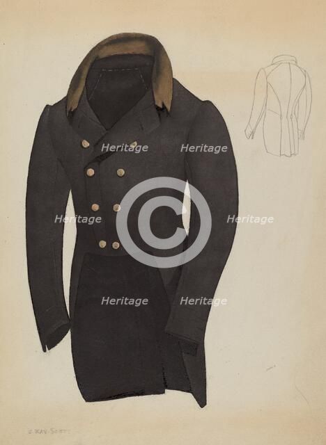 Tail Coat, c. 1937. Creator: Creighton Kay-Scott.