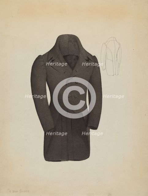 Tail Coat, c. 1937. Creator: Creighton Kay-Scott.