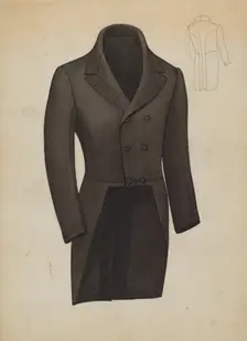 Tail Coat, c. 1937. Creator: Virginia Berge