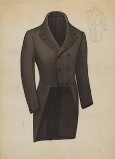 Tail Coat, c. 1937. Creator: Virginia Berge