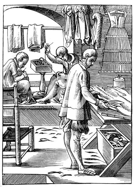 Tailor, 16th century (1849).Artist: Jost Amman