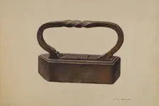 Tailor's Goose Iron, c. 1939. Creator: Henrietta S. Hukill