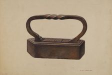 Tailor's Goose Iron, c. 1939. Creator: Henrietta S. Hukill