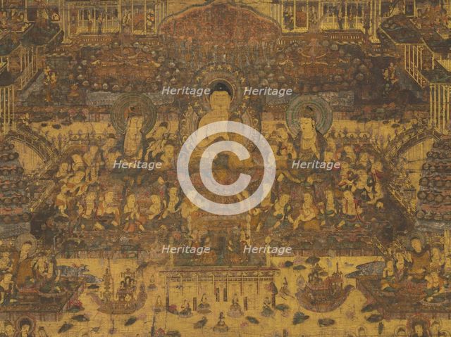 Taima Mandala, 1300-1333. Creator: Unknown.
