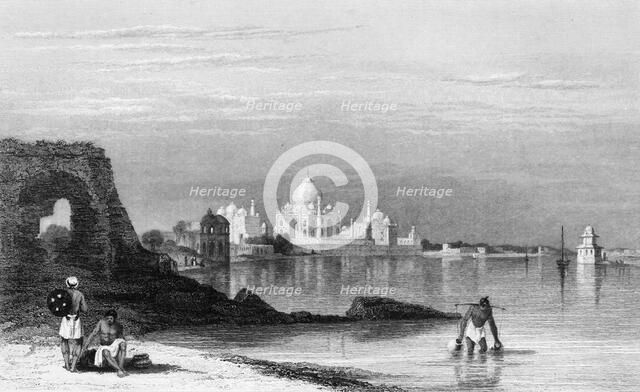 'Taj Mahal, - Agra', 1834. Creator: Samuel Prout.
