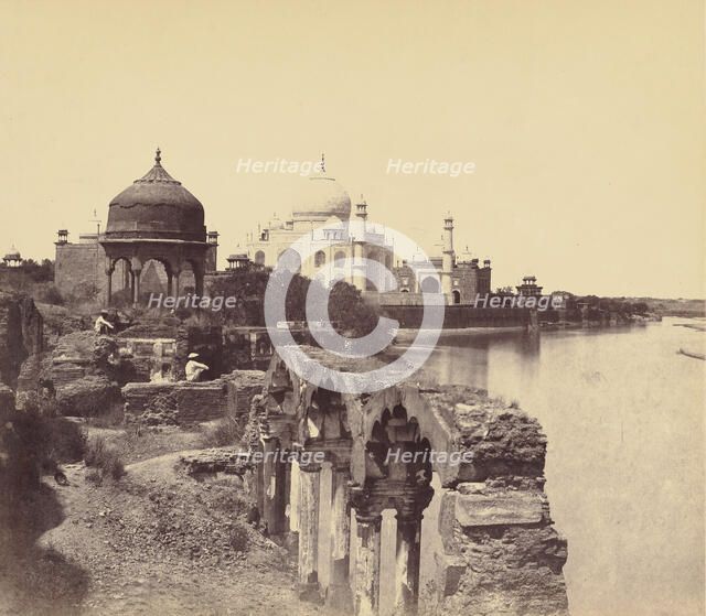 Taj Agra, Late 1850s. Creator: John Murray.