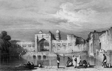 Taj Bowlee, Bejapore 1834. Creator: Samuel Prout